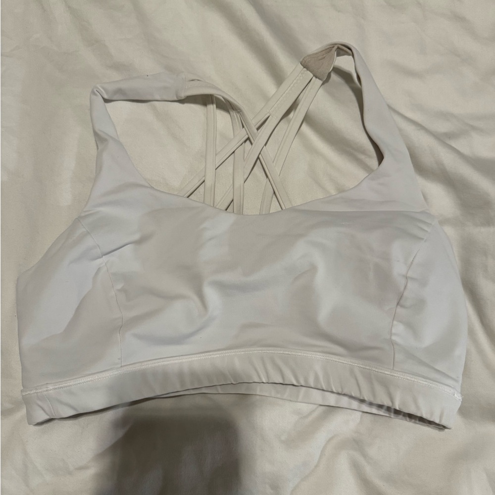 Lululemon Athletica White Sports Bra